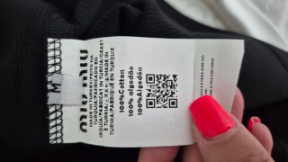 Top Miu Miu Preto M