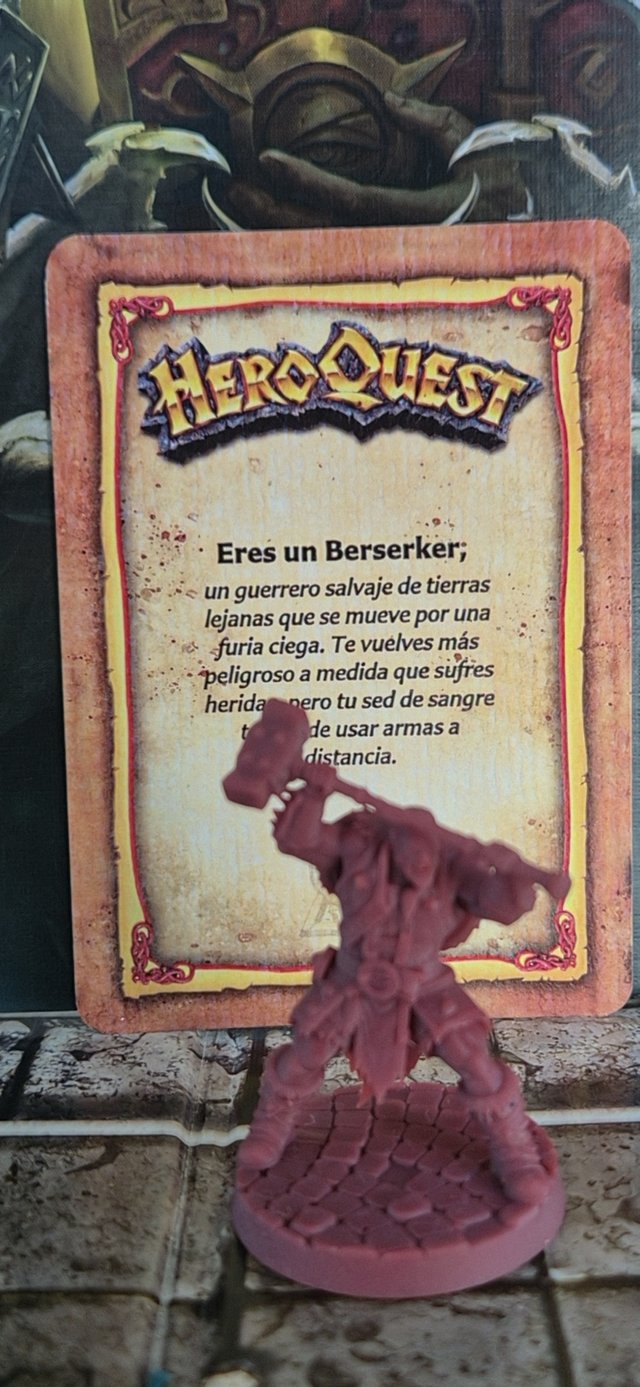 Berserker Heroquest - Miniatura