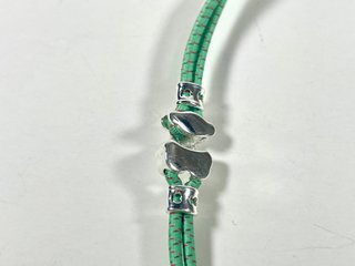 Collar Elástico Tous Sweet Dolls Plata Verde Menta