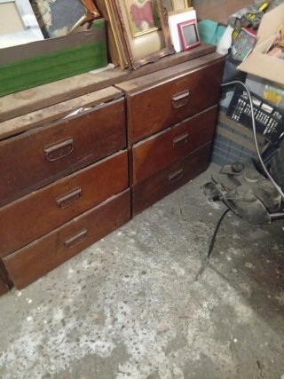 Mueble cajoneras 4 módulos 3 cajones