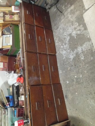 Mueble cajoneras 4 módulos 3 cajones