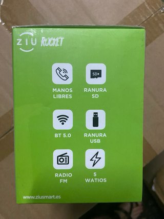 Altavoz Bluetooth Ziu Rocket Compacto