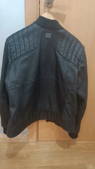 Chaqueta Piel G-Star RAW Talla L Negra