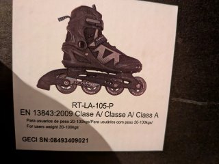 Patines en línea talla 44