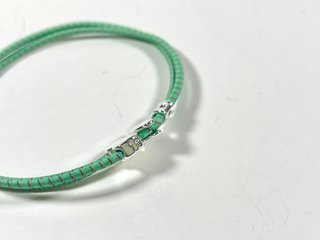 Pulsera Elástica Tous Sweet Dolls Plata Verde Ment