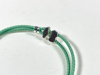 Pulsera Elástica Tous Sweet Dolls Plata Verde Ment