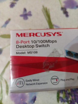 Switch MERCUSYS 8 Porte 10/100 Mbps MS108