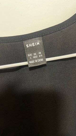 Vestido negro SHEIN sin mangas