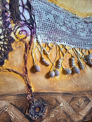 Cuadro Mixta Relieve Textura