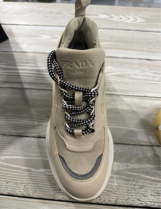 Zapatillas Prada Beige/Blanco