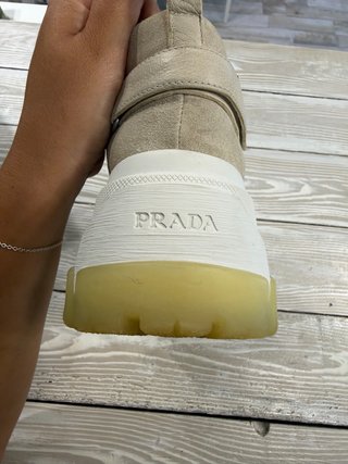 Zapatillas Prada Beige/Blanco