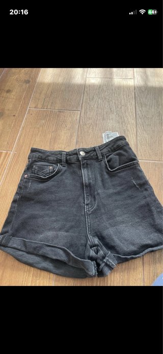 Pantalones cortos vaqueros negros