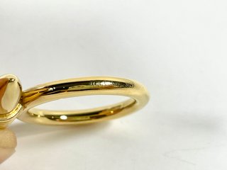 Anillo Tous Lure Plata Bañada En Oro Talla 20 ESP