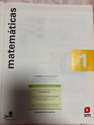 Matemáticas, 1 ESO