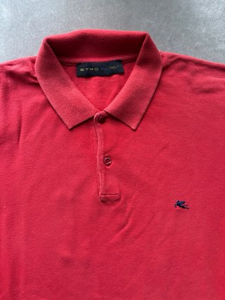 Maglia Polo Etro Milano XL Uomo nuova rosso