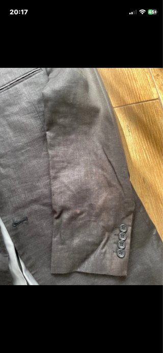Traje gris hombre talla XXL