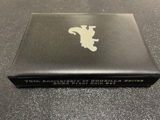 Set Moneda Plata Japón Godzilla Proof Coin Set