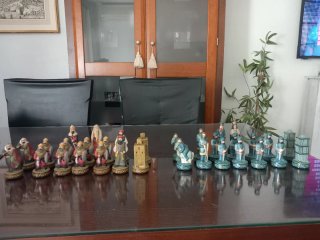 Ajedrez Árabe Cristiana Cerámica