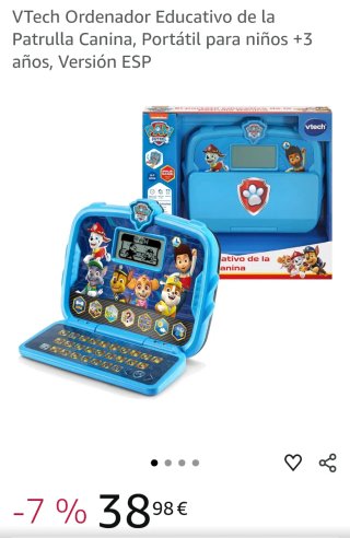 Ordenador Educativo VTech Patrulla Canina
