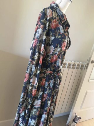 Vestido Cortefiel XL Estampado Flores