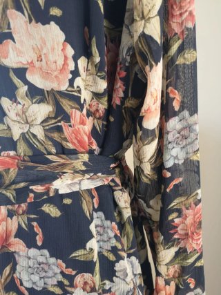 Vestido Cortefiel XL Estampado Flores