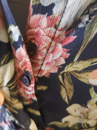 Vestido Cortefiel XL Estampado Flores