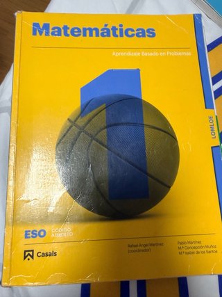 Libro texto 1º Secundaria Matemáticas