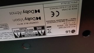 Barra de Sonido LG SP8YA + Subwoofer