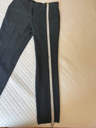 Traje Zara Gris Azulado Nuevo Talla M