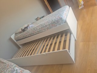 Cama nido infantil Ikea blanca 200€ cada cama