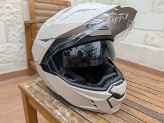 Casco HJC 180 uni semi flat sand beige