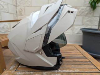 Casco HJC 180 uni semi flat sand beige