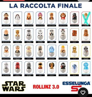 Star Wars Rollinz 3.0 Collezione Esselunga