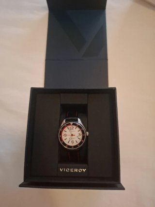 Reloj Viceroy Correa Cuero Negro Sin Estrenar