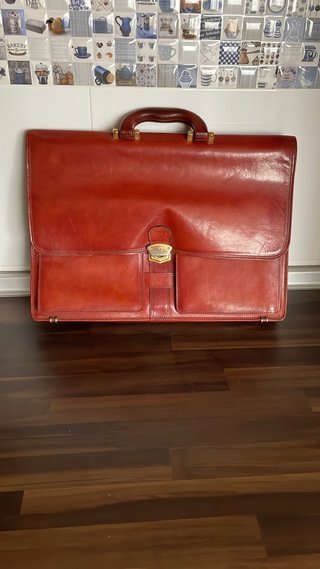 Maletín vintage de cuero