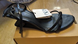 Sandalias Zara Negras Talla 39 Nuevas