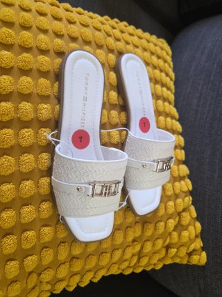 Sandalias Tommy Hilfiger Blancas Talla 37