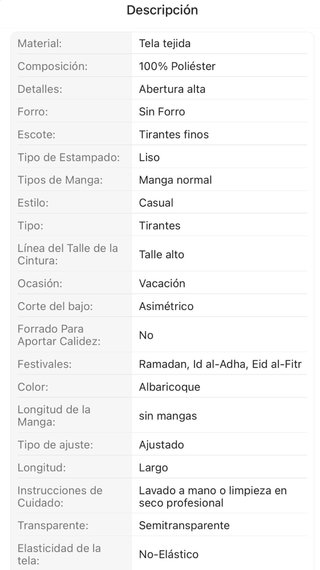 Vestido de tirantes finos contraste NUEVO ESTRENAR