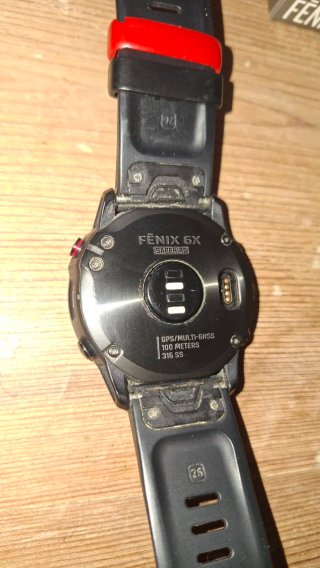 Garmin Fenix 6X Pro Zafiro Negro/Rojo