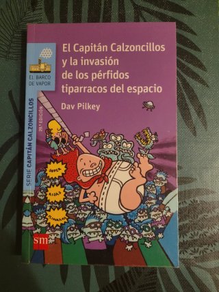 Lote de 5 libros del Capitán Calzoncillos