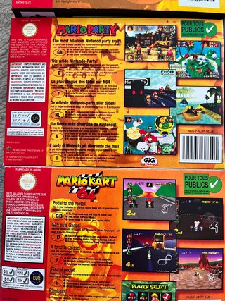 Cajas para nintendo 64