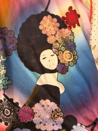 Vestido Peto Estampado Multicolor Talla Única