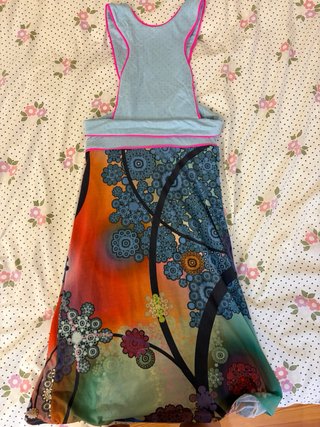 Vestido Peto Estampado Multicolor Talla Única