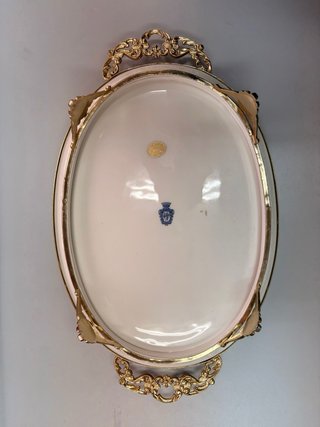 Bandeja de porcelana Ceramiche Alfa italiana