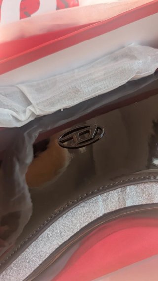 Borsa DIESEL Nera in Ecopelle