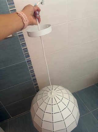 Lámpara de techo moderna blanca