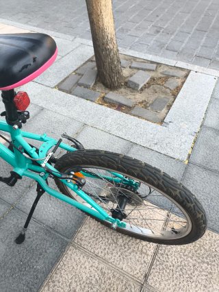 Bicicleta niña Decathlon 20 pulgadas