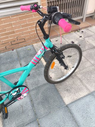 Bicicleta niña Decathlon 20 pulgadas