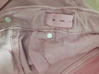 Shorts vaqueros rosas con tachuelas Zara T 13-14
