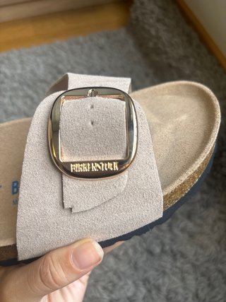 Sandalias Birkenstock Beige Talla 38 Hebilla Dorad